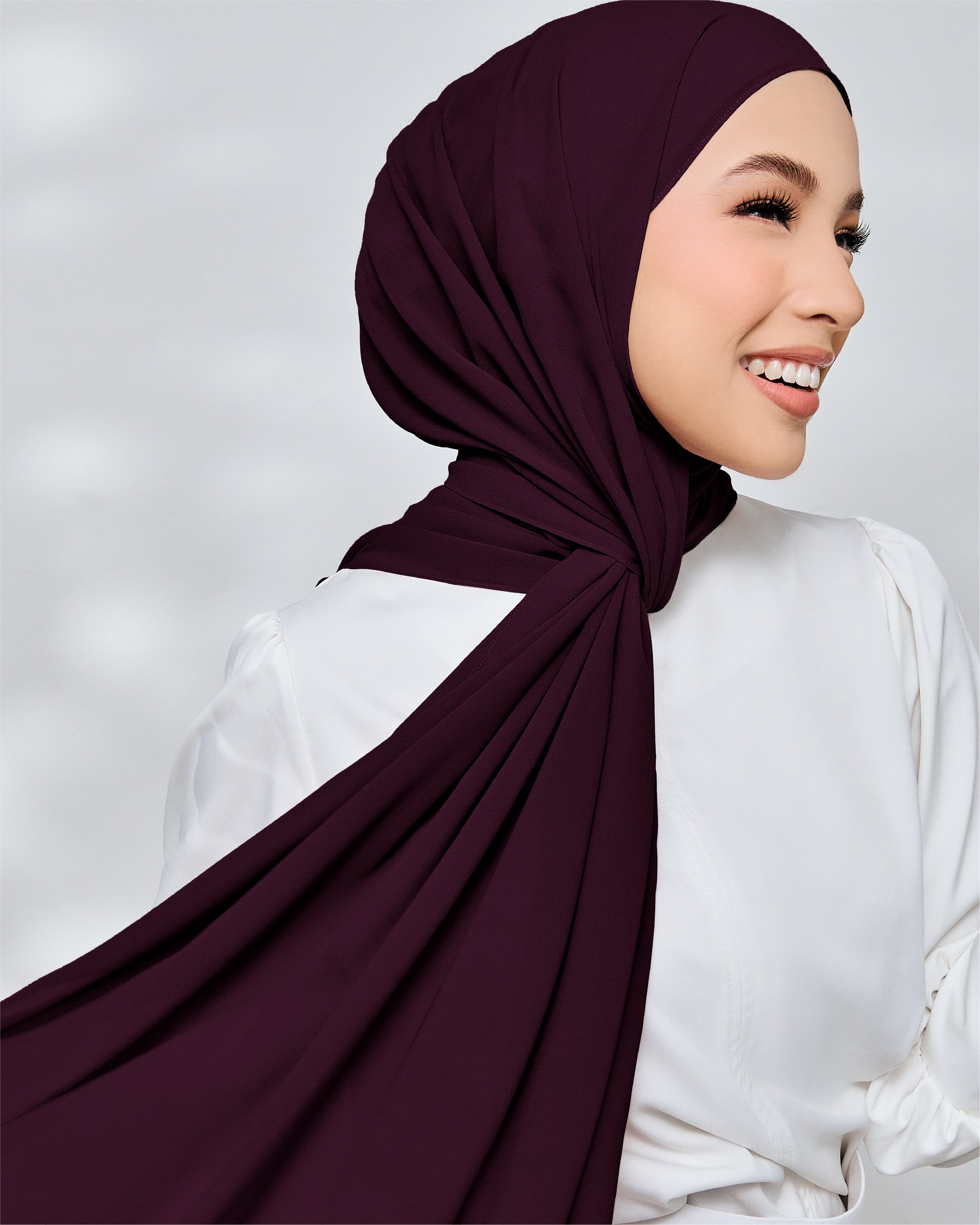 AZ IVY SHAWL NEW WINE