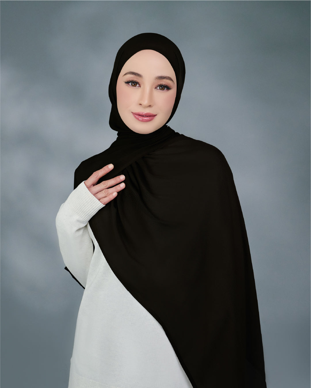 AZ NYNA SHAWL BLACK