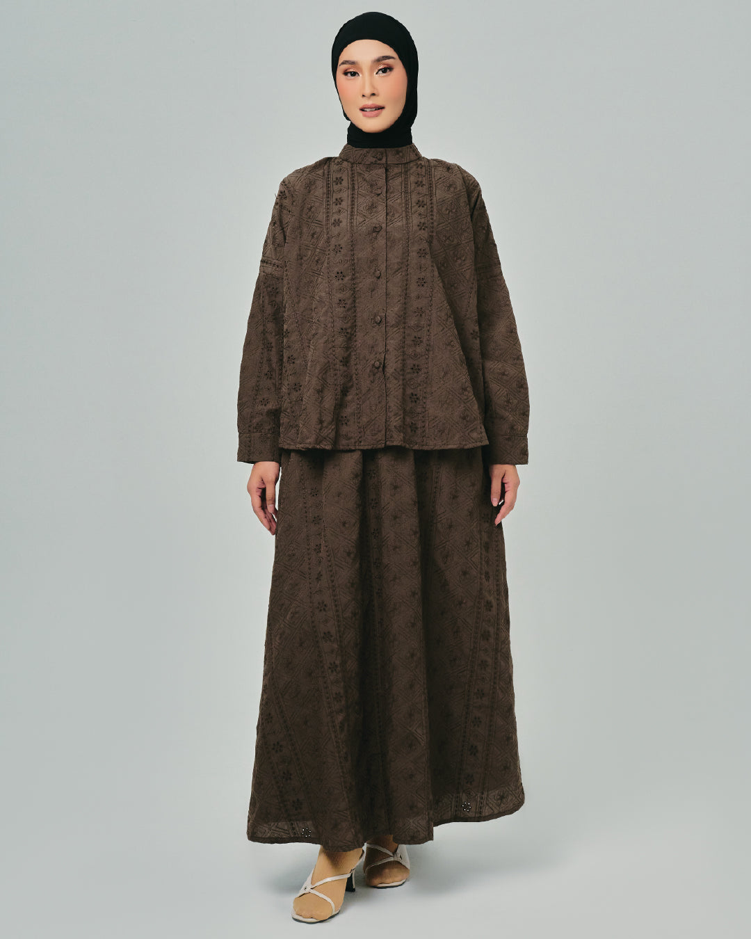 SERENE CO-ORD SET UMBER