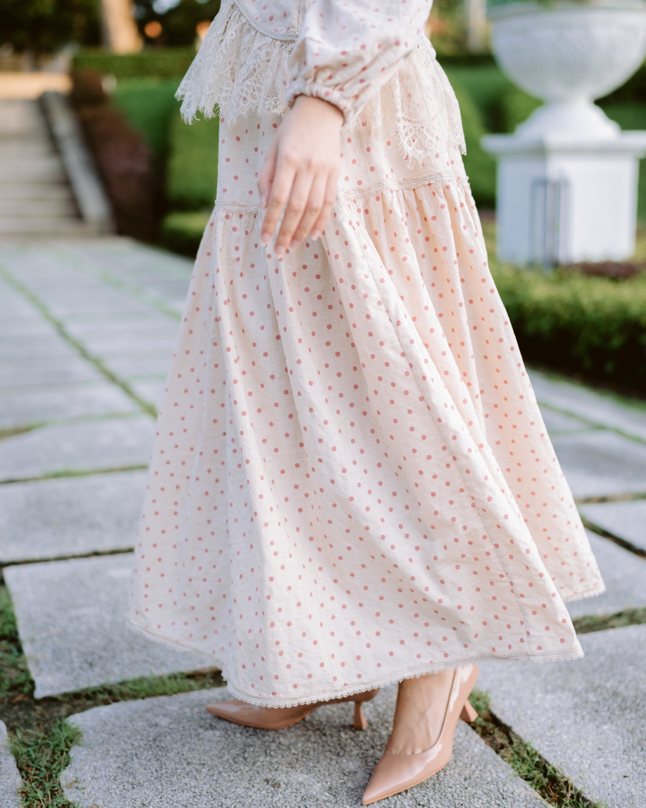 THE CHIC DOTS : CHIC SET - BLUSHBERRY LACE