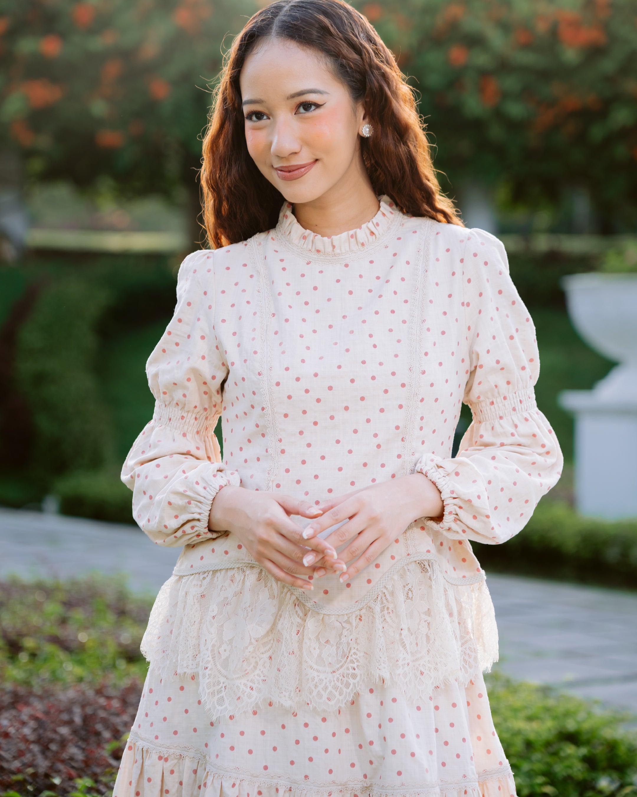 THE CHIC DOTS : CHIC SET - BLUSHBERRY LACE