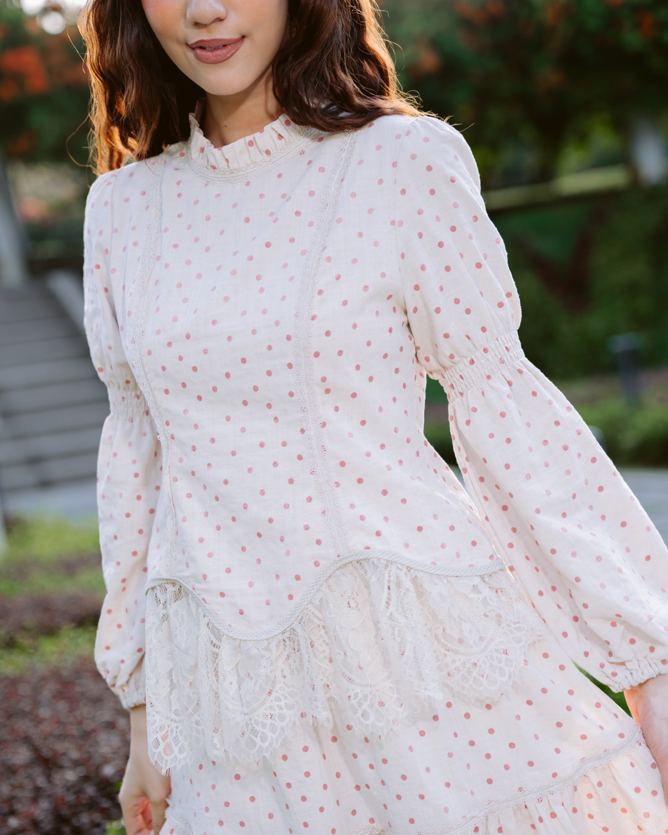 THE CHIC DOTS : CHIC SET - BLUSHBERRY LACE