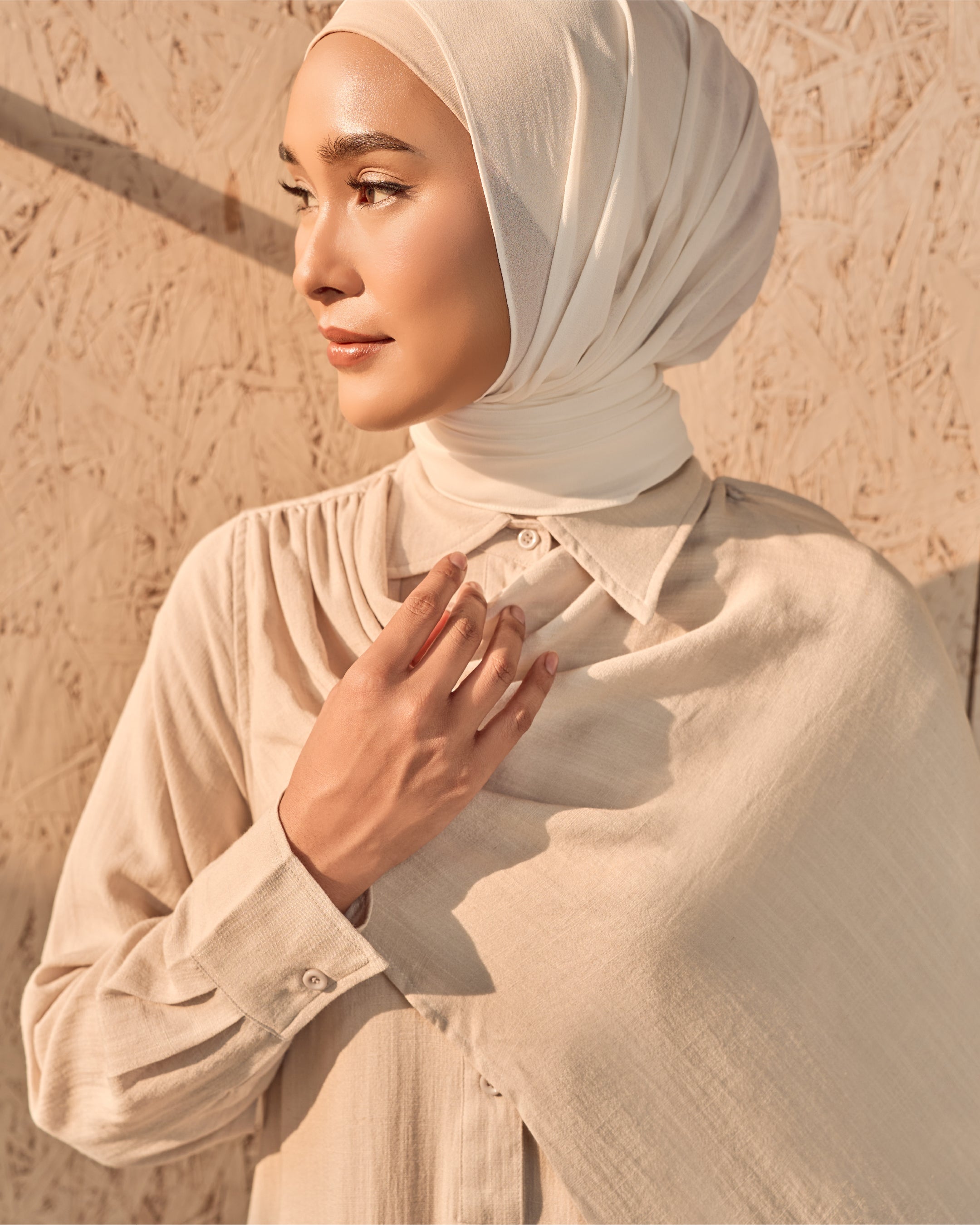 OREDIA DRESS - ALABESTER