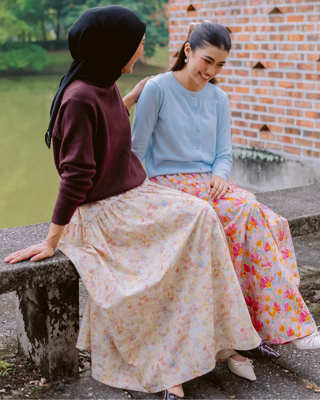 WANDERBLOOM SKIRT CARAMEL DAISY