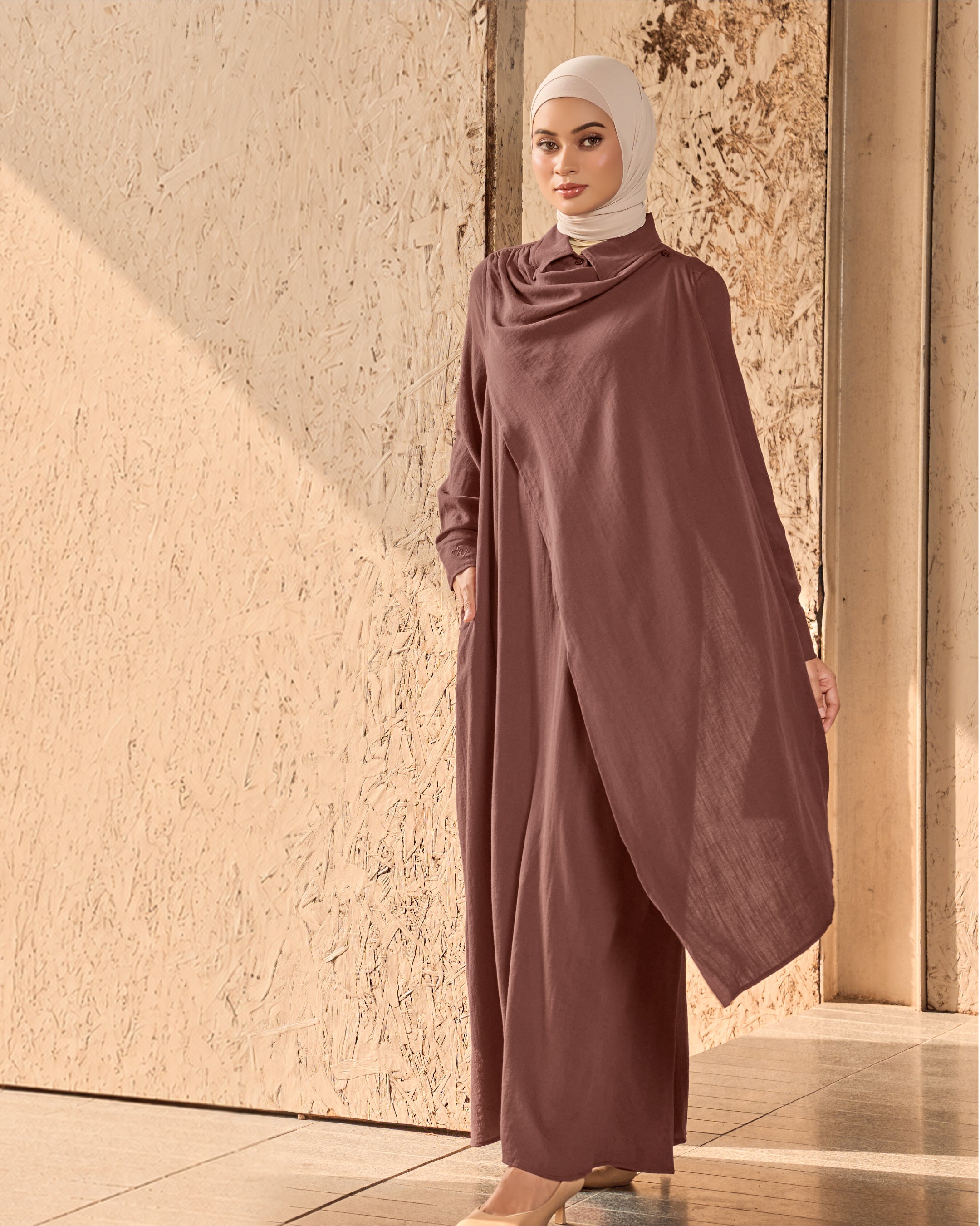 OREDIA DRESS - PLUM
