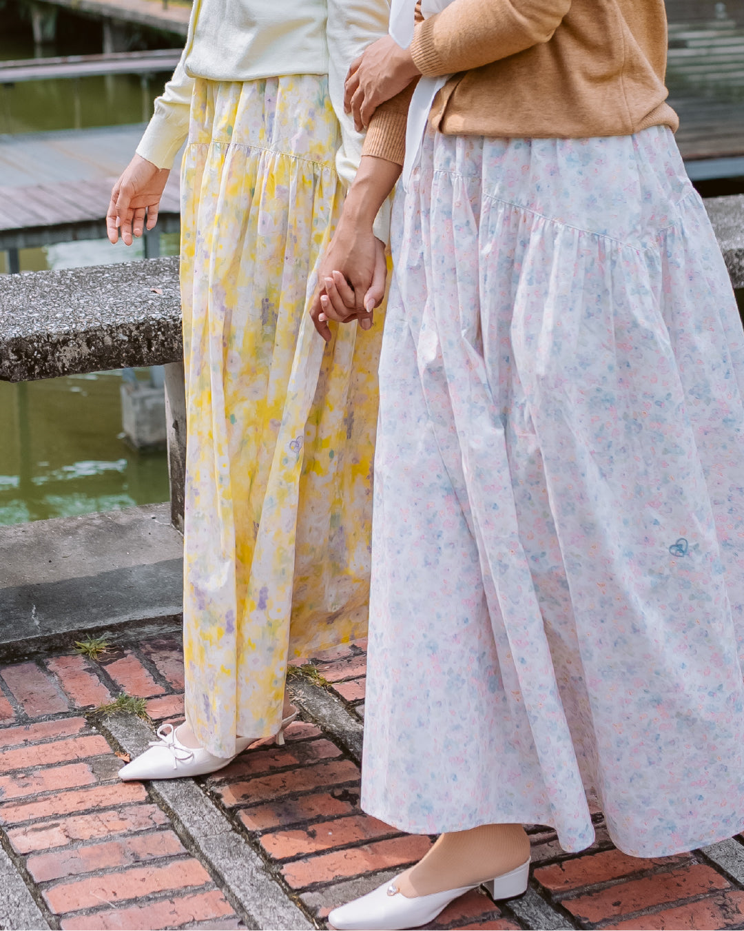 WANDERBLOOM SKIRT PURPLE PEONY