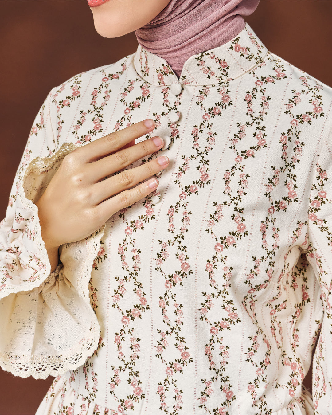 PART II: IRAMA - IRIS PEPLUM KURUNG CREAM
