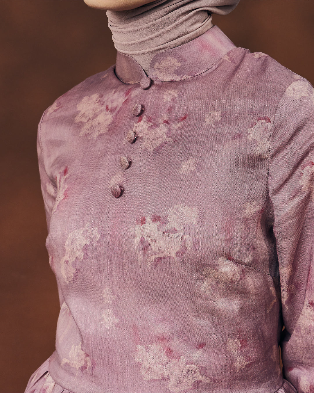 PART II: IRAMA - IRIS PEPLUM KURUNG DUSTY PINK