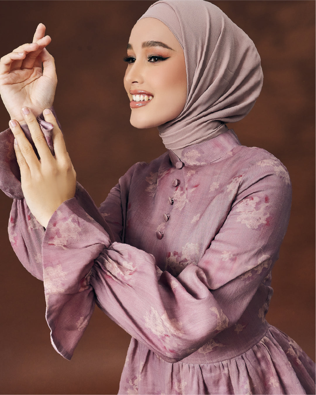 PART II: IRAMA - IRIS PEPLUM KURUNG DUSTY PINK