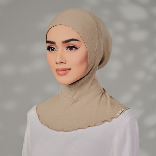 AZ FERRA NECK COVERED INNER COCOA